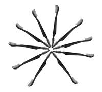 CRILSTYLEO 10pcs Dual-ended Eyebrow Brush Spiral Eyelash Comb Shaping Tool for Precise Makeup Application Lightweight and Design for Eyebrow Grooming and Eyelash Styling