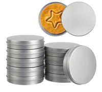 CRILSTYLEO 10pcs Korean Sugar Candy Making Tools Stainless Steel Cookie Cutters Biscuits Molds Round Baking Cake Molds for Christmas Party Favor