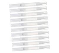 CRILSTYLEO 10pcs Transparent Nail Polish Applicator Pens Ergonomic Empty Makeup Liquids Containers for Female Manicure Essential Oil and Nail Art Use