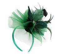 CRILSTYLEO 1pc Elegant Gauze Hair Clasp Accent Versatile Headdress and Hair Accessory for Weddings Parties and Special Occasions Floral Design