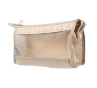 CRILSTYLEO 1pc Portable Makeup Bag Mesh Cosmetic Organizer for Travel and Daily Use Lightweight Toiletry Storage Pouch for Easy Access and Convenient Carrying