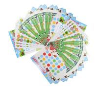 CRILSTYLEO 1set Boys and Girls Potty Training Stickers Fun Chart for Boys Girls Easy to Use Incentive Stickers for Toilet Training Materials for Potty Habit Development Design