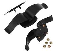 CRILSTYLEO 2 Pcs Car Trunk Umbrella Clip Heavy Duty Abs Plastic Screw Install Car Door Umbrella Holder Organizer for Fishing Rod and Club Storage Black