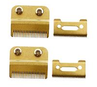 CRILSTYLEO 2 Sets Hair Cutting Head Replacement Blades for Hair Clippers, Golden, 4.50X3.80X0.50CM