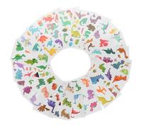 CRILSTYLEO 20 Sheets Temporary Dinosaur Stickers Waterproof Cute Makeup Stickers for Girls