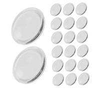 CRILSTYLEO 20pcs Silicone Eyelash Extension Pads 4cm Large Round Lash Holder, Reusable Lash Eye Pads for Eyelash Perming and Extension Application, Professional Makeup Tool for Women