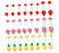 CRILSTYLEO 24pcs Silicone Toe Separators for Manicure Comfortable Nail Polish Separator Toe Spacer for Nail Salon Supplies