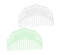 CRILSTYLEO 2pcs Decorative Hair Side Comb Chinese Style Bridal Headdress Hair Accessories Elegant Side Hairpin for Long/short