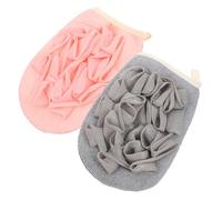 CRILSTYLEO 2pcs Exfoliating Bath Gloves Mitts for Deep Cleansing and Skin Smoothing for Use