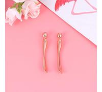 CRILSTYLEO 2pcs Eye Cream Stick Face Skin Care Tool Metal Roller Eye Massage Stick Mini for Women