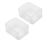 CRILSTYLEO 2pcs Front Door Lock Knob Cover Boy Girl Door Lock Cover Abs Material Easy Install Home Accessories