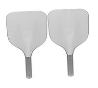 CRILSTYLEO 2pcs Hairdressing Shield Facial Protector Pet Material Convenient Handle for Hair Dyeing and Styling Stylish Design for Salons and Home Use