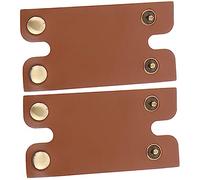 CRILSTYLEO 2pcs Head Protective Sleeve for Women Men Cover Case Leather Shaving Head Storage Pouch Gentle and Practical
