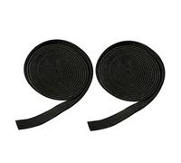 CRILSTYLEO 2pcs Heavy Duty Self Adhesive High Temperature Resistant Felt Strips Black for Furniture Sealing and Floor Protection Tape