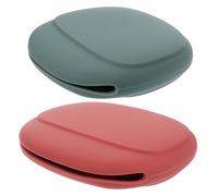 CRILSTYLEO 2pcs Makeup Sponge Holder Powder Puff Storage Case for Travel Compact and Makeup Sponge Organizer for Women