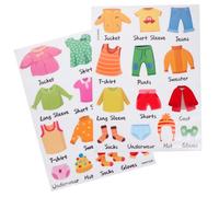 CRILSTYLEO 2sets Clothes Organization Labels Removable Clothing Sort Decals for Boys and Girls Bedroom Wardrobe Sticker Labels for Easy Clothing Organization Storage
