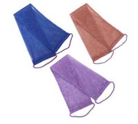CRILSTYLEO 3pcs African Exfoliating Scrubber Set for Gentle Bath Towel for Men Women Skin-soft Bathing Scrubber Long Straps