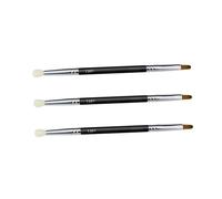 CRILSTYLEO 3pcs Double-head Concealer Brush for Tear Ditch and Concealment Soft Synthetic Bristles for Precise Application for Travel Makeup and Everyday Use