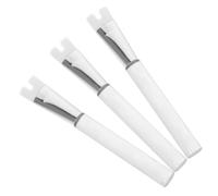 CRILSTYLEO 3pcs Portable Nose Contour Brushes Shaped Makeup Tools for Women Easy Blending and Highlighting for Beginners and Professionals for Nose Makeup Application