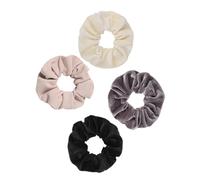 CRILSTYLEO 4pcs Corduroy Hair Ties for Women Hair Accessories for Girls Tiny Elastic Bands Ribbons for Women Updo Tools Elastic Bands