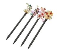 CRILSTYLEO 4pcs Vintage Chinese Style Hair Sticks Flower Decorative Chopsticks for Women Elegant Hair Accessories for Updos Unique for Loved