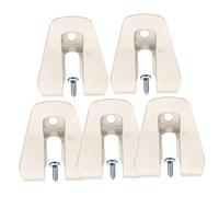 CRILSTYLEO 5 Sets Steel Belt Clip Hooks with Screws for Tool Belts Durable Rust Resistant Multifunction Clips for Cordless Drill Tape Measure Holder Impact Driver Compatible