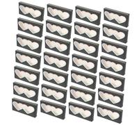CRILSTYLEO 50pcs Heart-shaped Eyelash Storage Case and Easy to Open Lash Packaging Box for Travel Protects and Organizes Your False Eyelashes for Makeup Enthusiasts