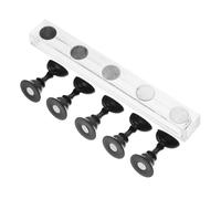 CRILSTYLEO 5pcs Black Nail Practice Stand for Displaying Press Nails Versatile Acrylic Holder for Art and Painting User-friendly Tool for Beginners and Professionals