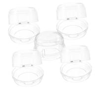 CRILSTYLEO 5pcs Childproof Gas Stove Knob Transparent Home Safety for Kitchen Prevents Accidental Activation Easy Adult Access Compatible Stove Knobs