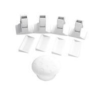 CRILSTYLEO 5pcs Proofing Cupboard Locks Abs Boys and Girls Safety Locks Easy to Install Prevent Curious Hands