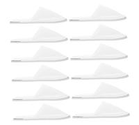 CRILSTYLEO 6 Pairs Disposable Coral Fleece Slippers for Hotel Guests Soft Spa Footwear Space Saving Lightweight Design Practical White Indoor Guest Supplies
