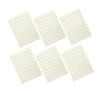 CRILSTYLEO 6 Sheets Nail Art Stand Stickers Double-sided Tape Nail Forms French Tip Guide Manicure Art Supplies
