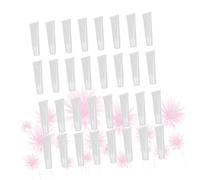 CRILSTYLEO 60pcs Refillable Lip Tubes Transparent Empty Lip Gloss Containers for Homemade Balm for Women and Girls and Easy to Carry