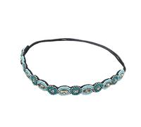 CRILSTYLEO 6pcs Fashionable Elastic Headband for Women Pearl Headband Beaded Jewels for Hair Accessories