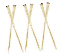 CRILSTYLEO 6pcs Glitter Hair Tinsel Extensions Kit Clip-in Shimmer Strands for Ponytails Buns Curls Easy to Use Sparkling Hair Accessories for Parties Events