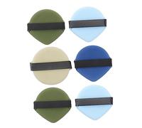 CRILSTYLEO 6pcs Makeup Powder Sponge Dry Wet Dual Use Puff Women's Makeup Puff Set Soft Washable