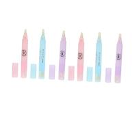 CRILSTYLEO 6pcs Nail Polish Removal Pen Manicure Cleaning Tool for Precision Nail Art Cuticle Care Includes Light Reusable Remover