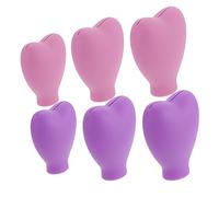 CRILSTYLEO 6pcs Silicone Makeup Brush Anti-lost Protector for Prolonging Brush Lifespan Portable Storage for Various for Travel and Daily Use