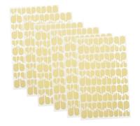 CRILSTYLEO 6sheets Double-sided Nail Stand Stickers Adhesive Nail Tips Supplies for Display for French Tip Designs and