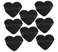 CRILSTYLEO 8pcs Setting Short Fleece Makeup Sponges for Foundation Loose Powder Concealer Blush