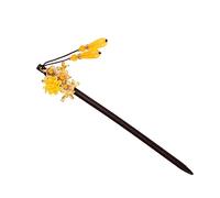 CRILSTYLEO Ancient Customs Hair Clip Pin Decorative Hair Pins Jade Pendant Hairpin Tassel Headpiece Vintage Headdress for Daily Wear