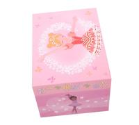 CRILSTYLEO Ballerina Musical Jewelry Box for Keepsake Storage Ballet Theme Treasure Case with Soothing Melody Enchanting Gift for Teen Dancers and Princess Lovers