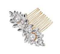 CRILSTYLEO Bridal Rhinestone Hair Comb Accessory for Weddings Proms and Parties Elegant Decorative Hair for Women Delicate Styling for Brides and Bridesmaids