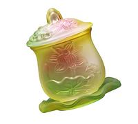 CRILSTYLEO Buddhist Supplies Creative Holy Water Glass Cup Offering Bowl for Sacrifice Suitable for Rituals