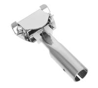 CRILSTYLEO Chrome Plated Metal Mop Rod Clip Durable Mop Bar Clamp Adapter Easy to Use and Replace for Office Mall Hotel Floor Cleaning