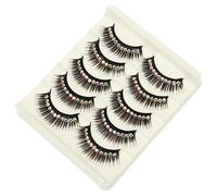 CRILSTYLEO Cosplay Eyelashes 10 Pairs False Lash Extensions Black Phantom Diamond Long and Exaggerated for Events Daily Life