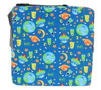 CRILSTYLEO Creative Boy Girl Dining Chair Cushion Thickened Booster Seat Pad for Boy Girl Non-Skid Design with Patterns Easy to Install and Durable for Dining Table Use