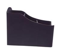 CRILSTYLEO Divided Plastic Tea Bag Organizer Box with Compartments for Coffee Bar Essentials Compact and Lightweight Sugar Packet Holder for Kitchen Counter Storage Stylish Purple Container