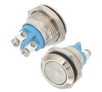 CRILSTYLEO Doorbell Replacement Button Kit Easy Installation Nickel Plated Copper Front Door Bell Button Replacement