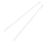 CRILSTYLEO Elegant 24cm Glass Chopsticks Reusable Dishwasher Safe Multi-Function Dining Chopsticks for Home Formal Occasions